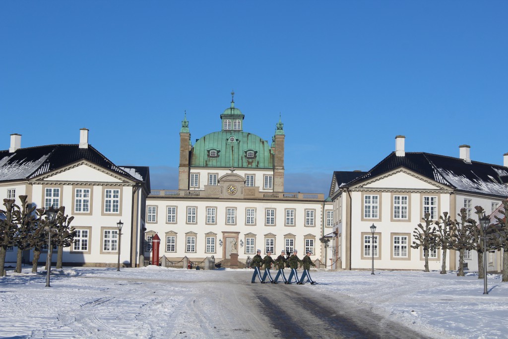 Entrance to Fredensborg Castle builde