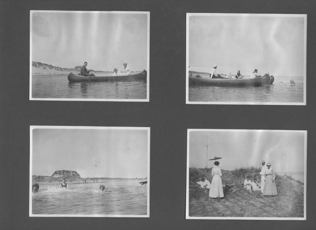 The Royal Danish Familie at Kattegat Sea near their royal summer residence "Klitgaarden", Skagen . Phot by Lasurits Tusen. Fotos from Laurits Tuxen private photo album. Scanned february 2016.