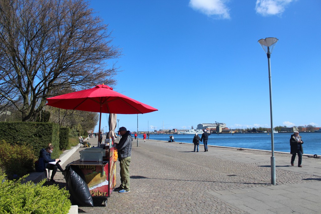 Copenhage Inner Harbour at Amalie Garden as neighbor to Amalienborg Cas