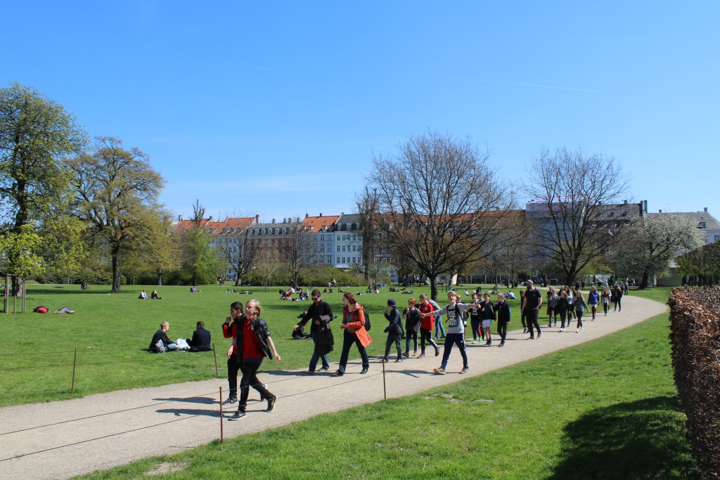 Kings Garden. Happy danes. Photo 2. may 2016 by Erik K Abrahamsen.