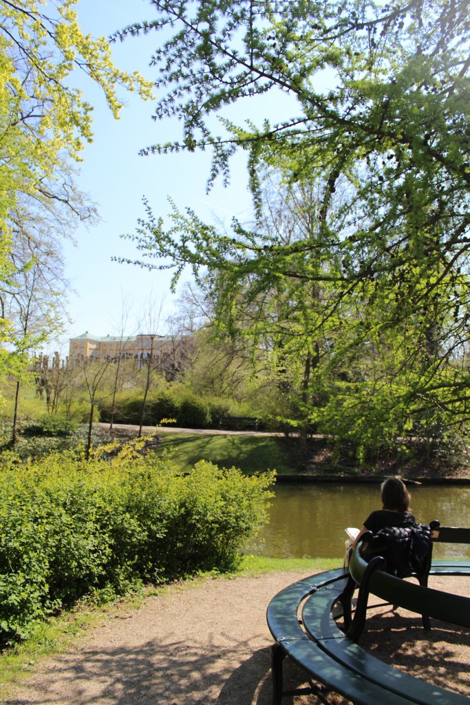 View to Frederiksberg Castle and the romantic canals. Photo 2. may 2016 by Erik K Abrahamsen.