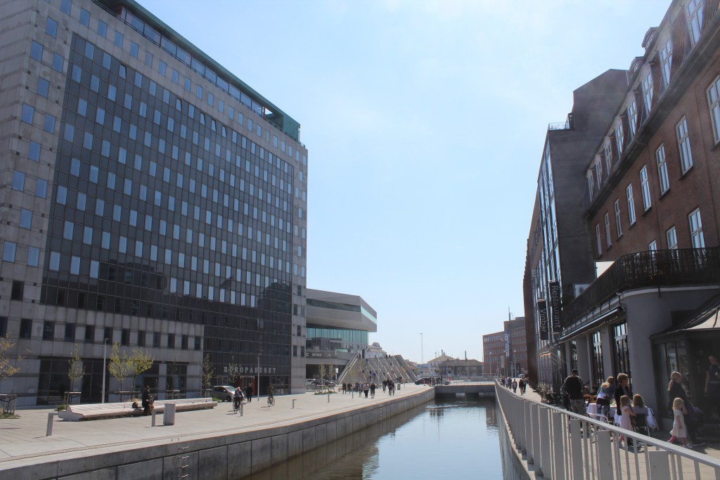 The outflow of Aarhus River 