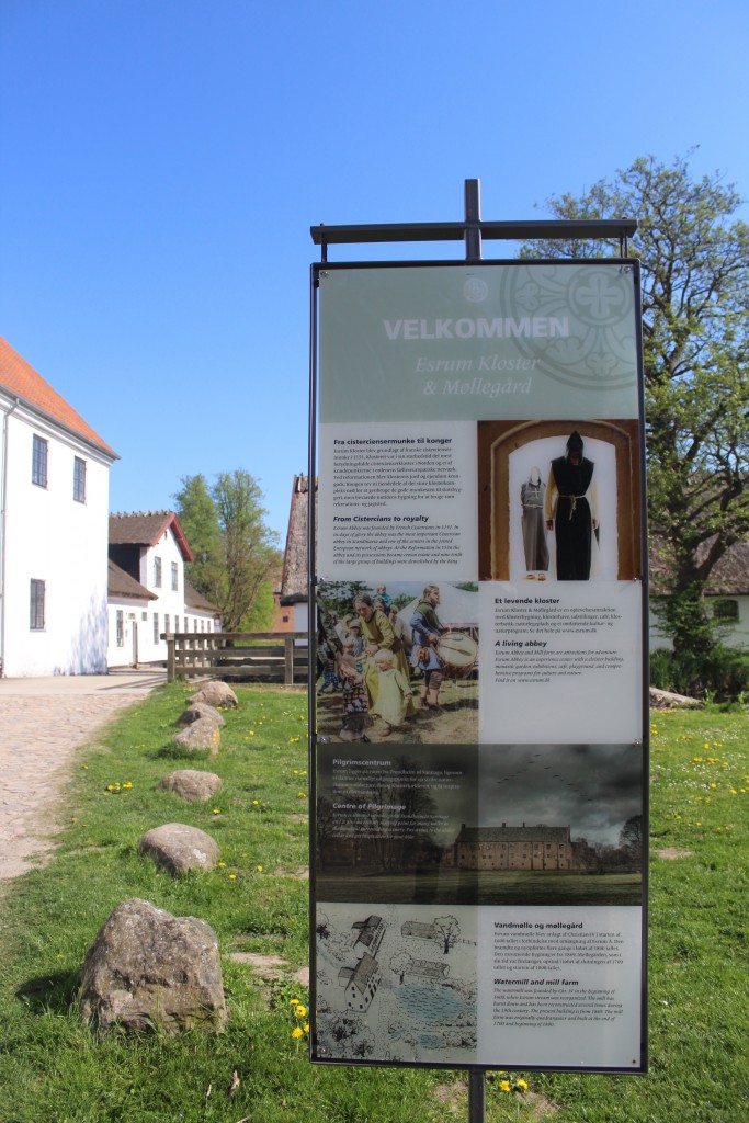 Esrum Mill and Farm - Esrum Møllegård. View in direction nort to Esrum Monaststery in background. Phoot 12. may 2016 by Erik K Abrahamsen.