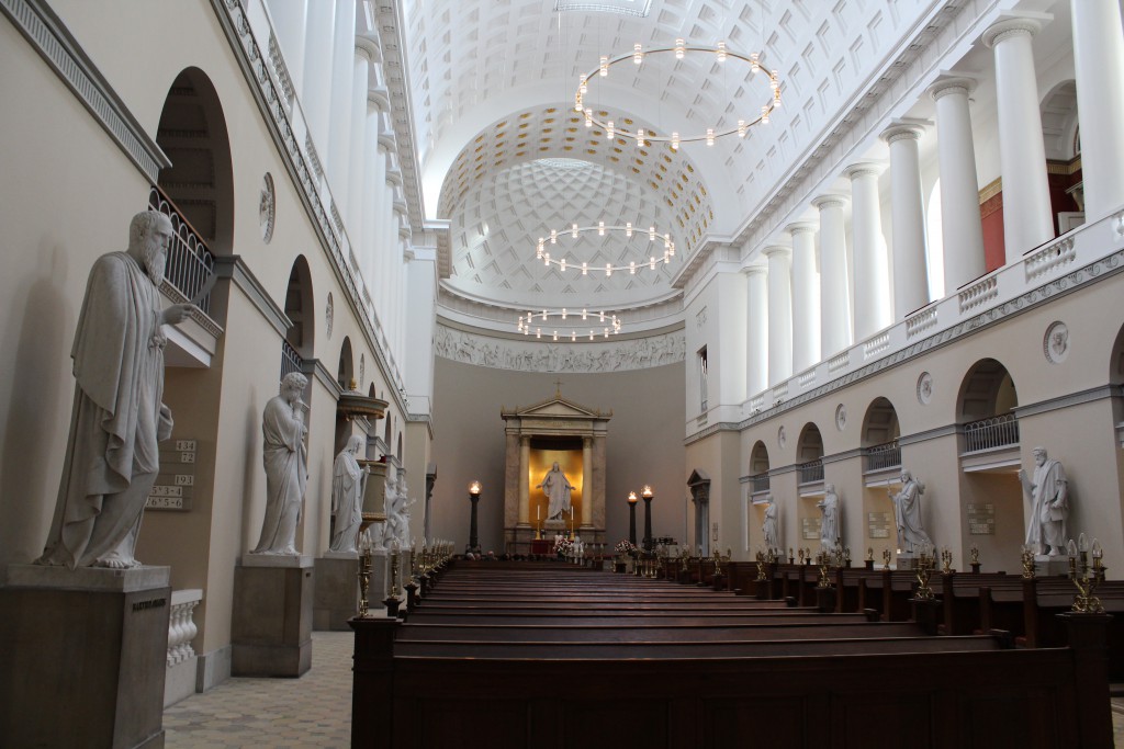 Main Cathedral of Copenhagen "Vor Frue Kirke". Built 1811-28