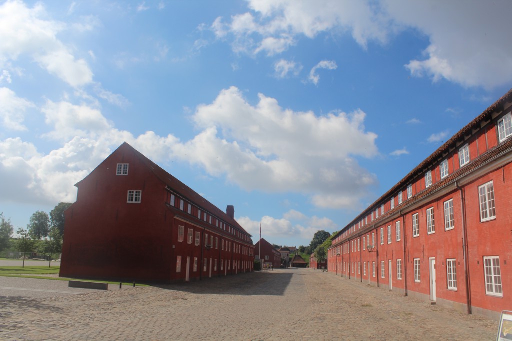 Fortress kastellet built 1424-65. View to barracks. Photo 