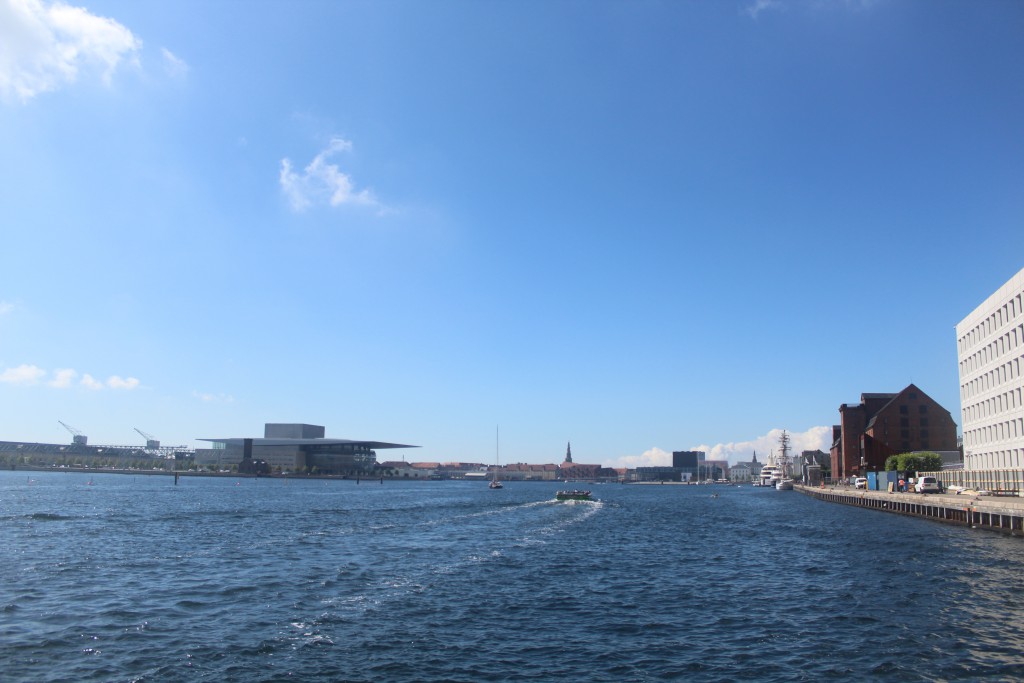Copenhagen Inner Harbour. View in direction west to Copenhagen O