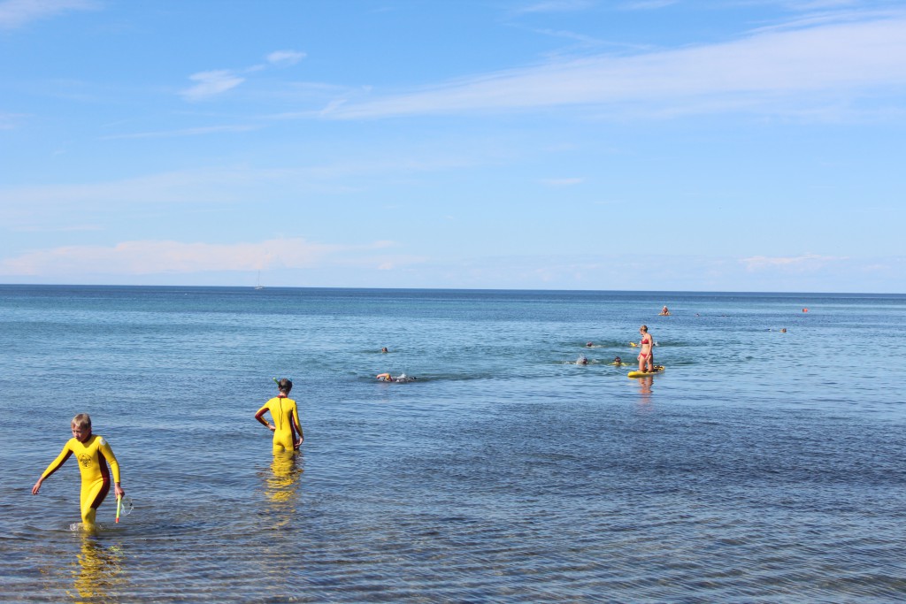 Ocean Rescue Camp Baisi ud for Livredderpost vest på Tisvilde Strand. En kvindelig 