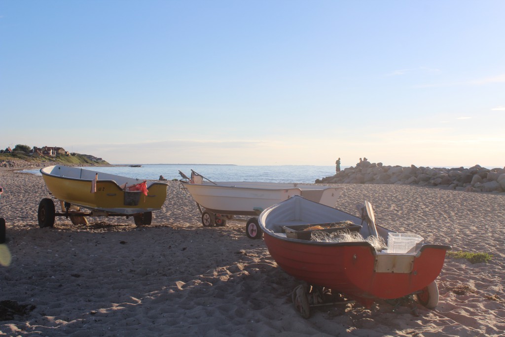 Liseleje Beach at Kattegat Sea. Phoot 27. july 23016 at 8 PM by Erik K Abrahamsen.