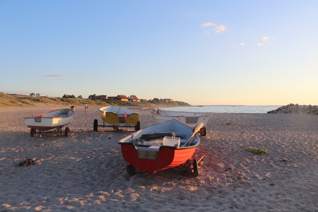 8.50 PM 2. august 2016 on Liseleje Beach. Photo in di