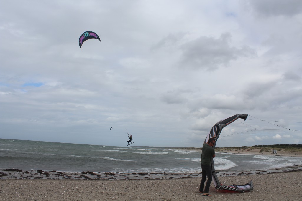 Liseleje Beach, North Sealand. View in direction east to Tisvilde Hegn and T