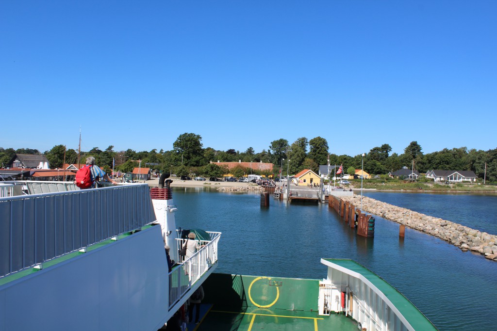 Arrival to Rørvig with view to former pilot building (