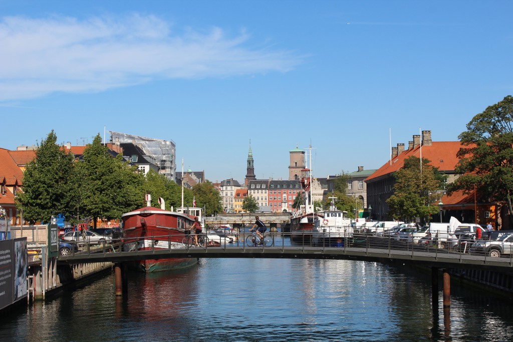 View from bridge "Bryghusbroen" to Frederiksholm Ca 
