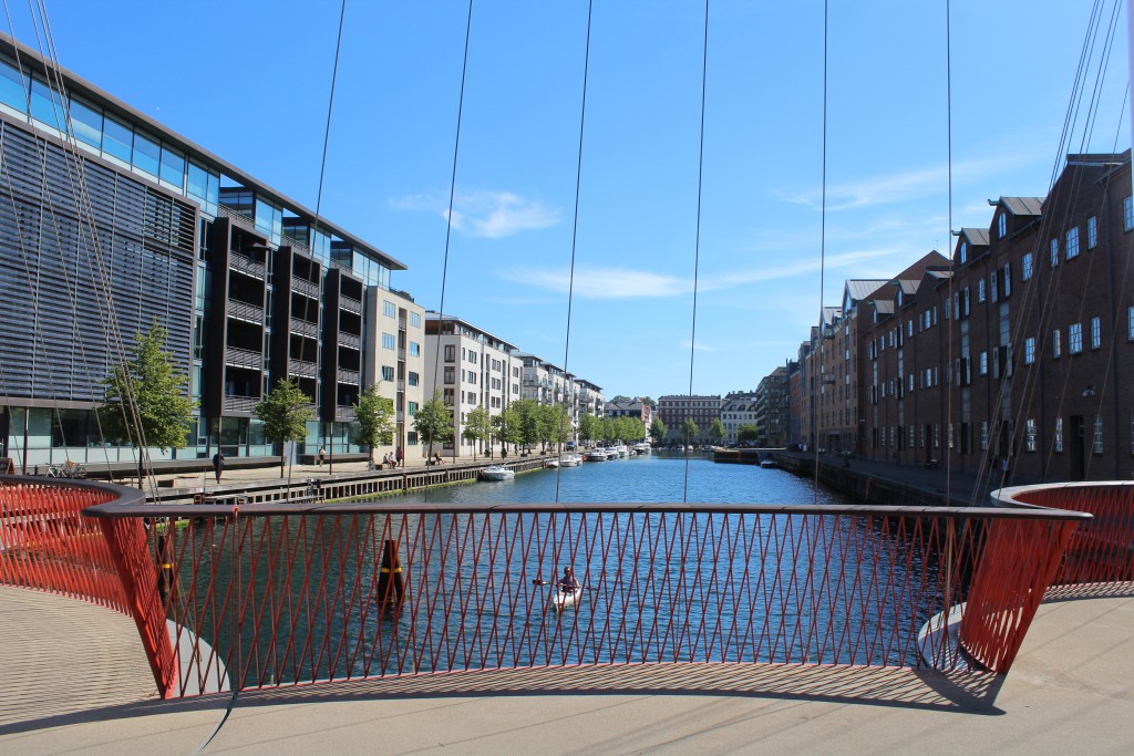 Vue from Cirkelbroen to Christianshavn Canal. Photo in direction south 15. august 2016 by Erik