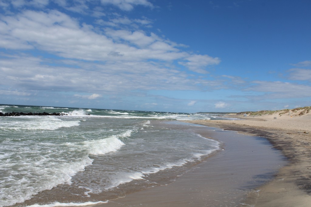 Liseleje STrand. Udsigt mod 