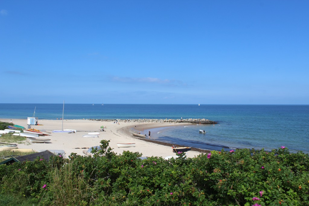 Tisvildelej strand med ophalingsp