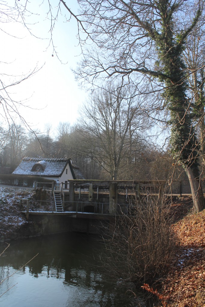 Frederiksdal Forest. Arresø canal. Regulationsinstalation to