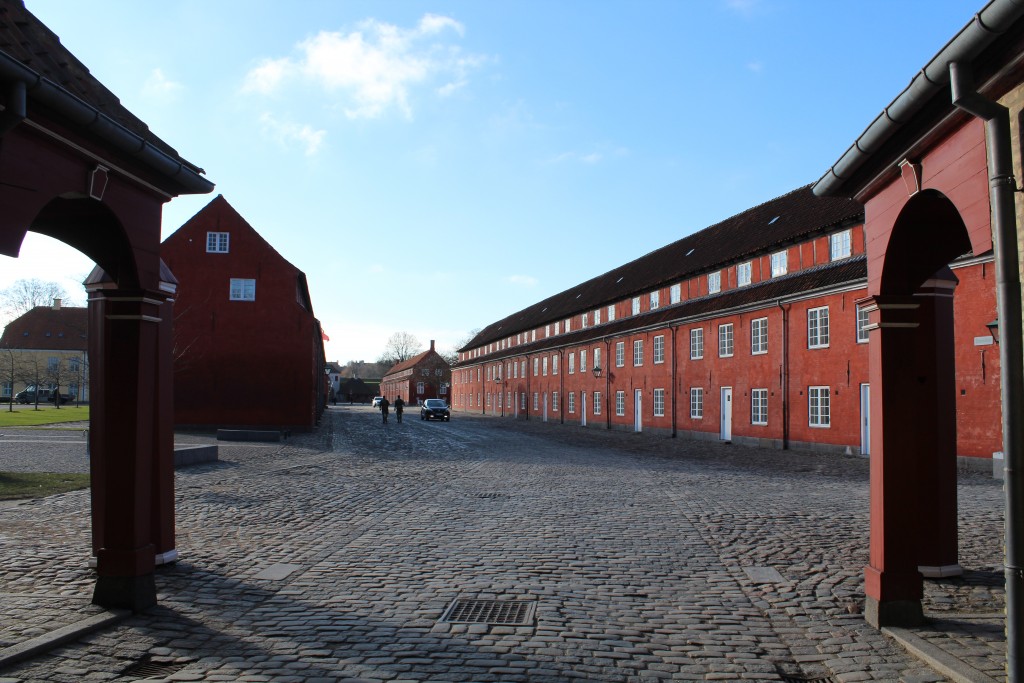 Norway Gate . View to principal route through Kastellet to main gate Kings Gate "Kongeporten". View in direction souyh 22. february 2018 by Erik K Abeahamsen.