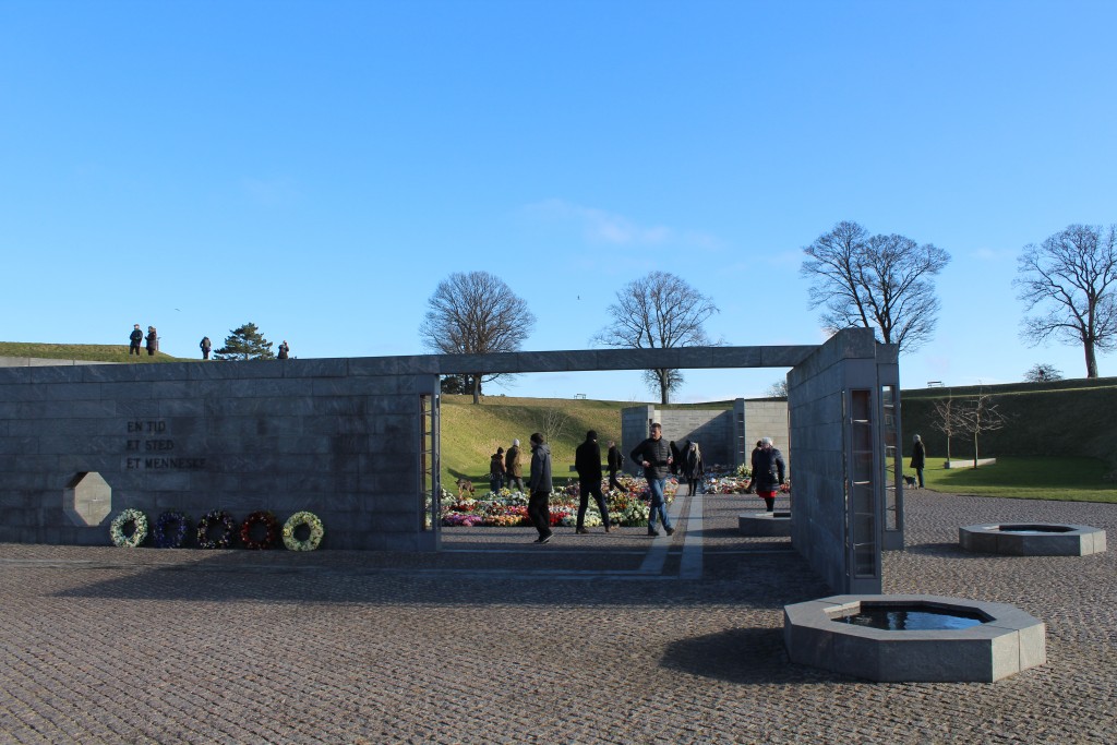 National Monument of danish Internal Missions since 1948. Vie to SPAVE A TIME (in front), SPACE A PLACE (in middle) AND SPACE A PERSON 8in distance).