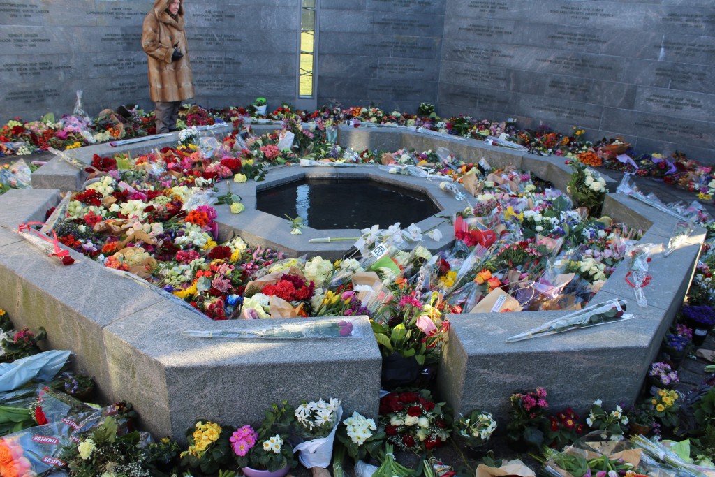 Det Nationale Monument i Kastellet. RUM: ET MENNESKE. Foto den 22. februar 2018