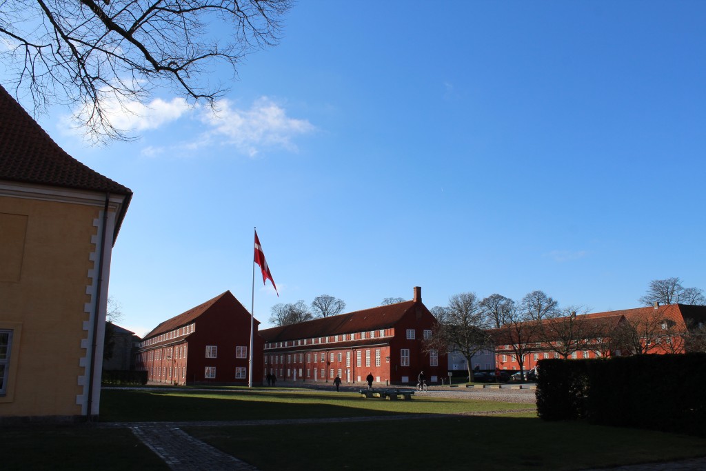 Fortress Kastellet. View to principaæ route between the only 2 gates Kings Gate and Norway Gate