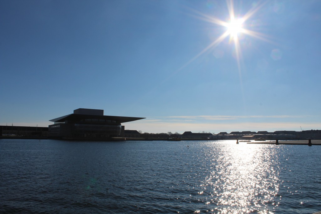 Copenhagen Inner Harbour. View to Copenhagen Opera and Ofelia Place on "Kvæsthusbroen". Photo 22. february 2018 by Erik K Abrahamsen.