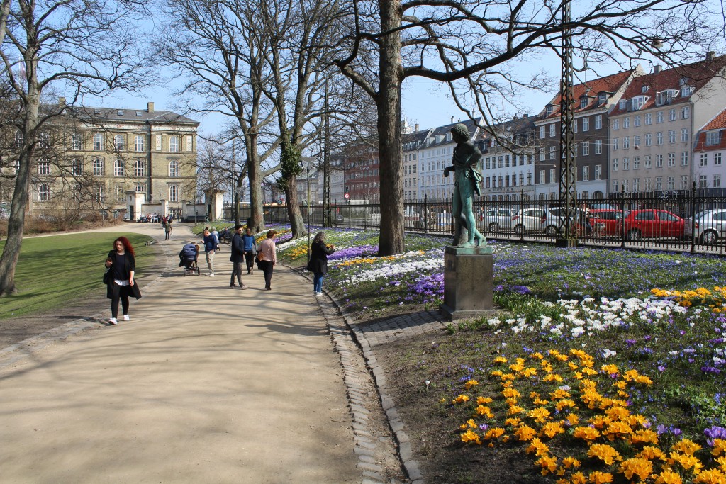 Spring 2018 in Ørsted Park. Phoho 9. april 2018 by Erik K Abrahamsen.