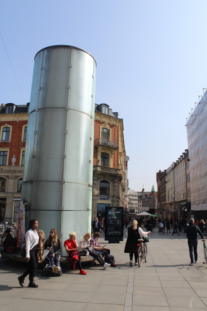 Nørreport Station. Vie to main shopping street Købmagergade 