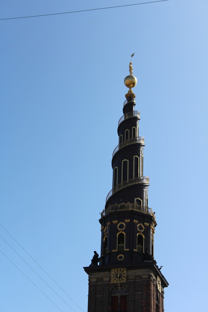 View to Our Savior Chuch with 4 m high sculpture of Christ on top. 