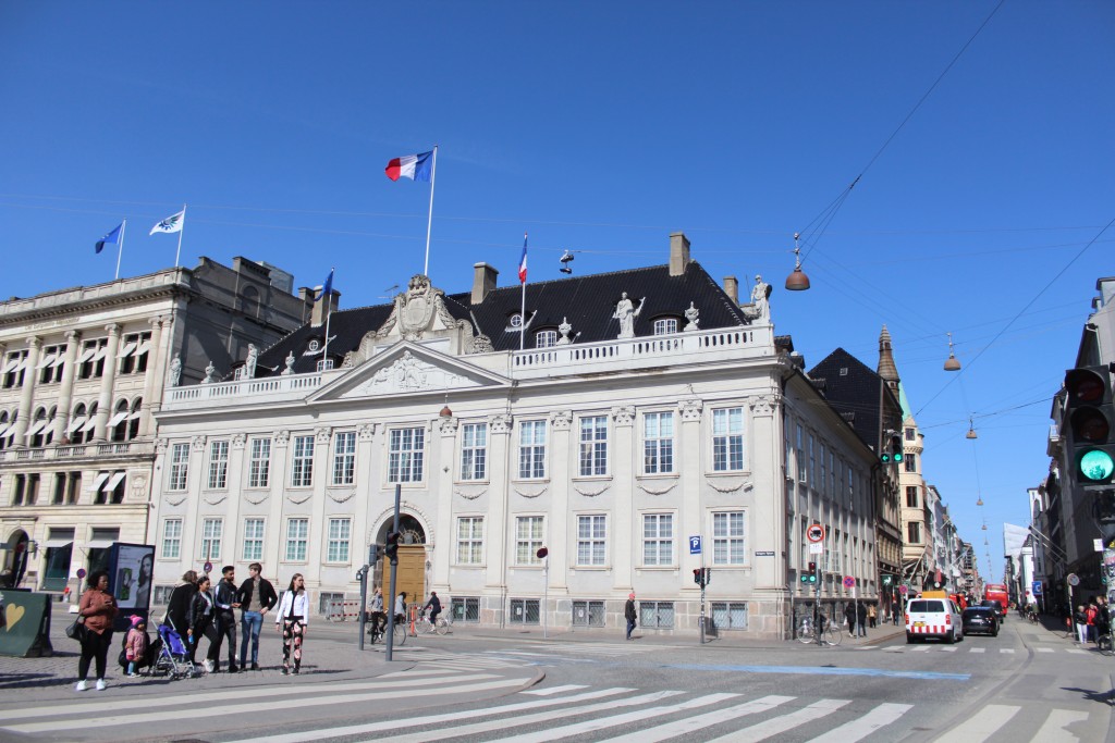 Kongens Nytorv. Den Franske Ambassade. Photo 11. april 2018 by erik K Abrahamsen.