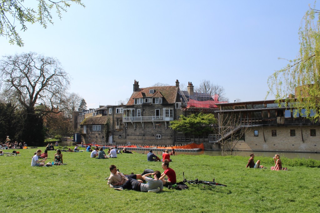 River Cam view to Darwin College. Photo 20, april 2018 by Erik K Abrahamsen.