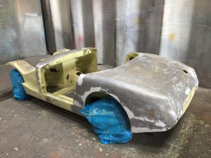 classic car paint stripping restoration