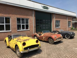 Triumph TR3 barn finds for sale