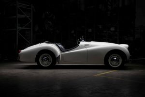 photoshoot restored Triumph TR2