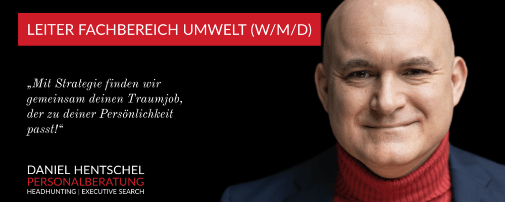 Leiter Fachbereich Umwelt (w/m/d)