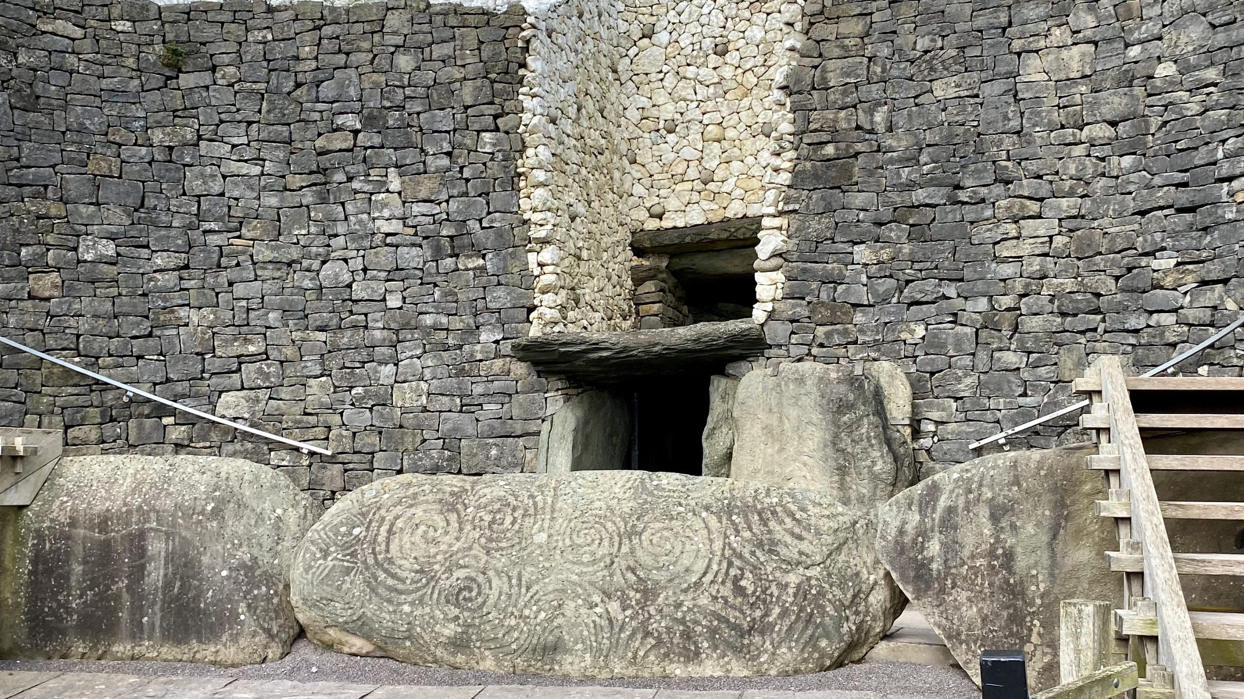Photo of the Front of Newgrange