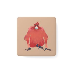 Friend of The Forest – Porcelain Magnet, Square