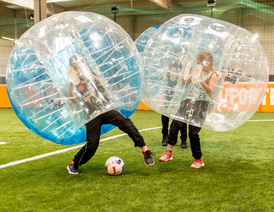 Funballz | Funballz og Bumpers | Gå på vandet | Spil bubblefodbold
