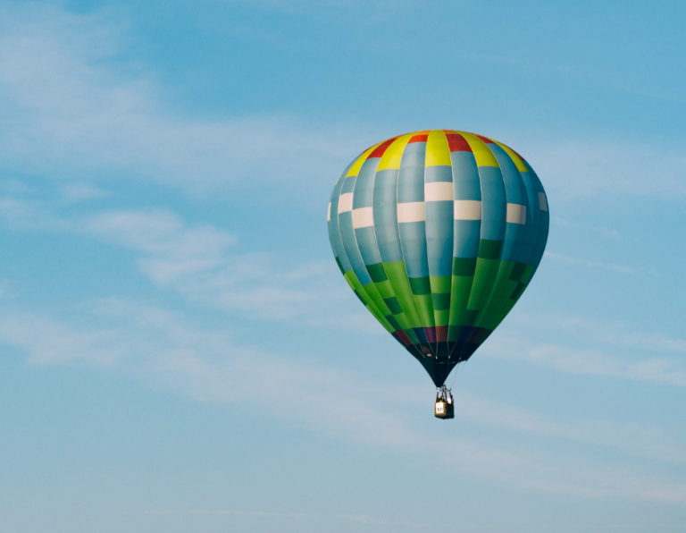 Ballonflyvning over Jylland