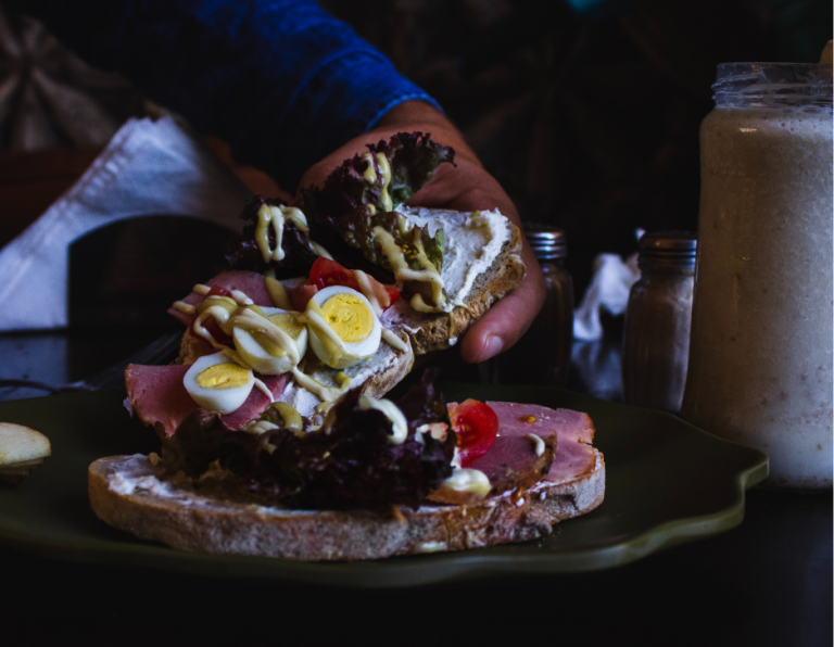 Gourmet smørrebrød på Restaurant Loftet