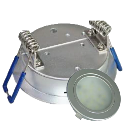 3W downlight 12V med fjeder