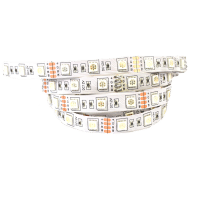 RGB led bånd 5050 hvid IP20 14,4W