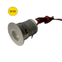 3W Downlight - Mini LED Downlight 12-24VDC udestuer, carporte, både