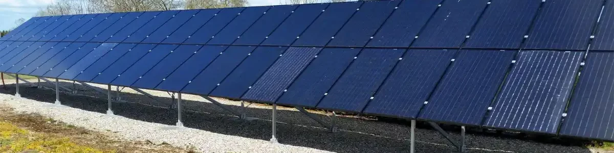 solceller på jord