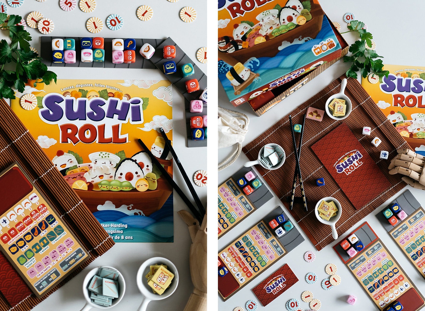 Sushi roll cocktail games