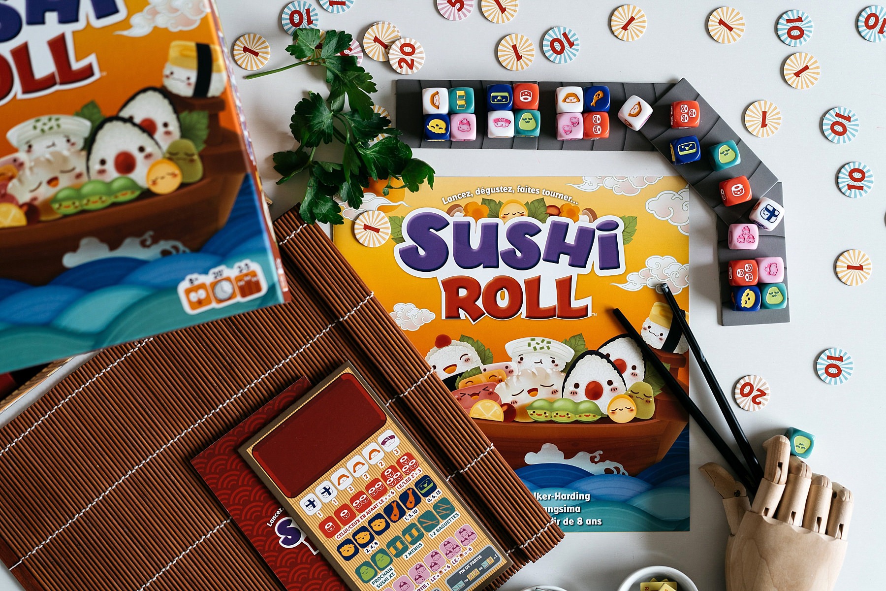 Sushi roll cocktail games