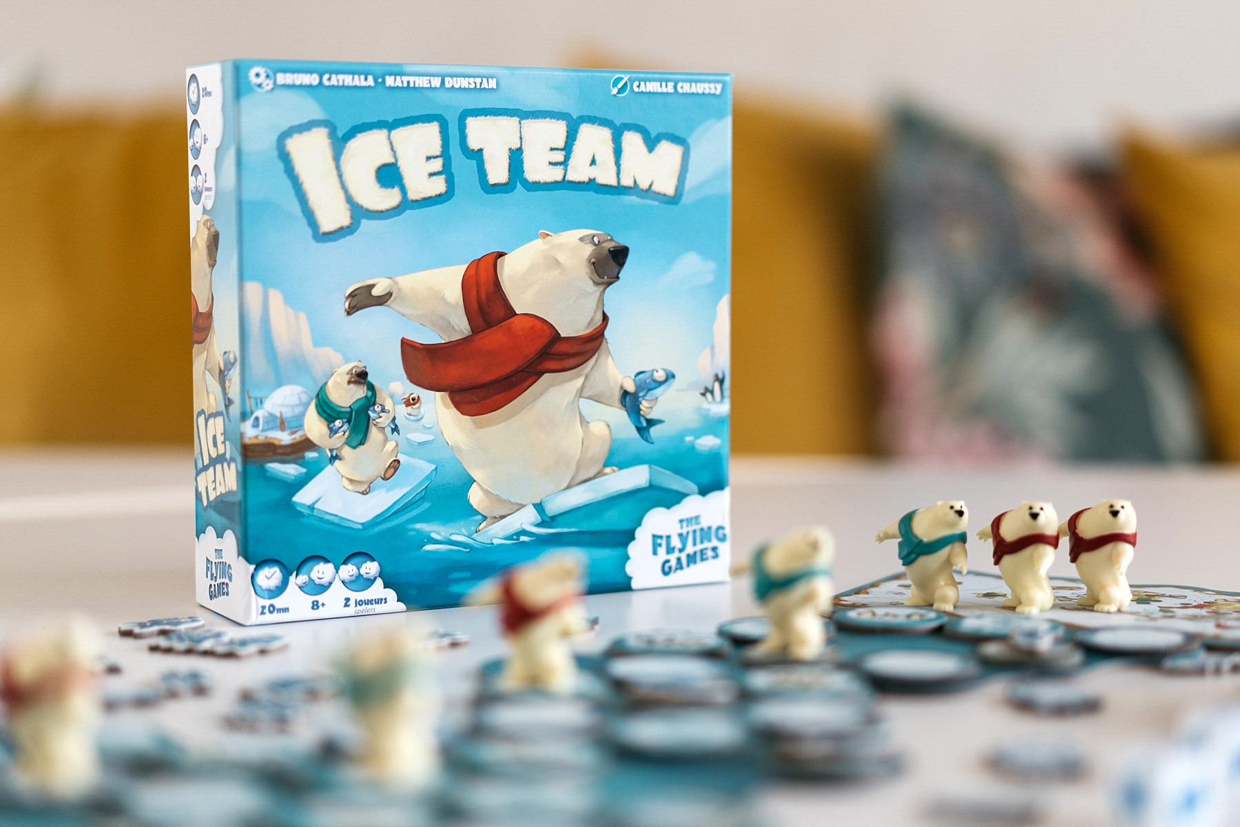 Ice team The flying games jeu de société