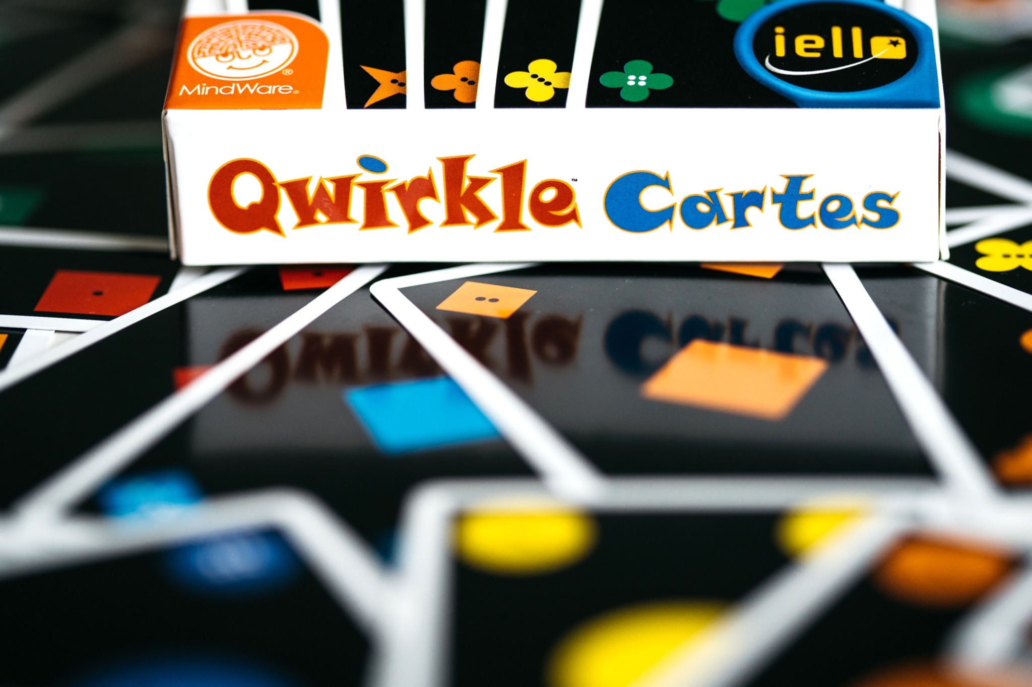 Qwirkle Cartes, jeu de société Iello | Jeupetille