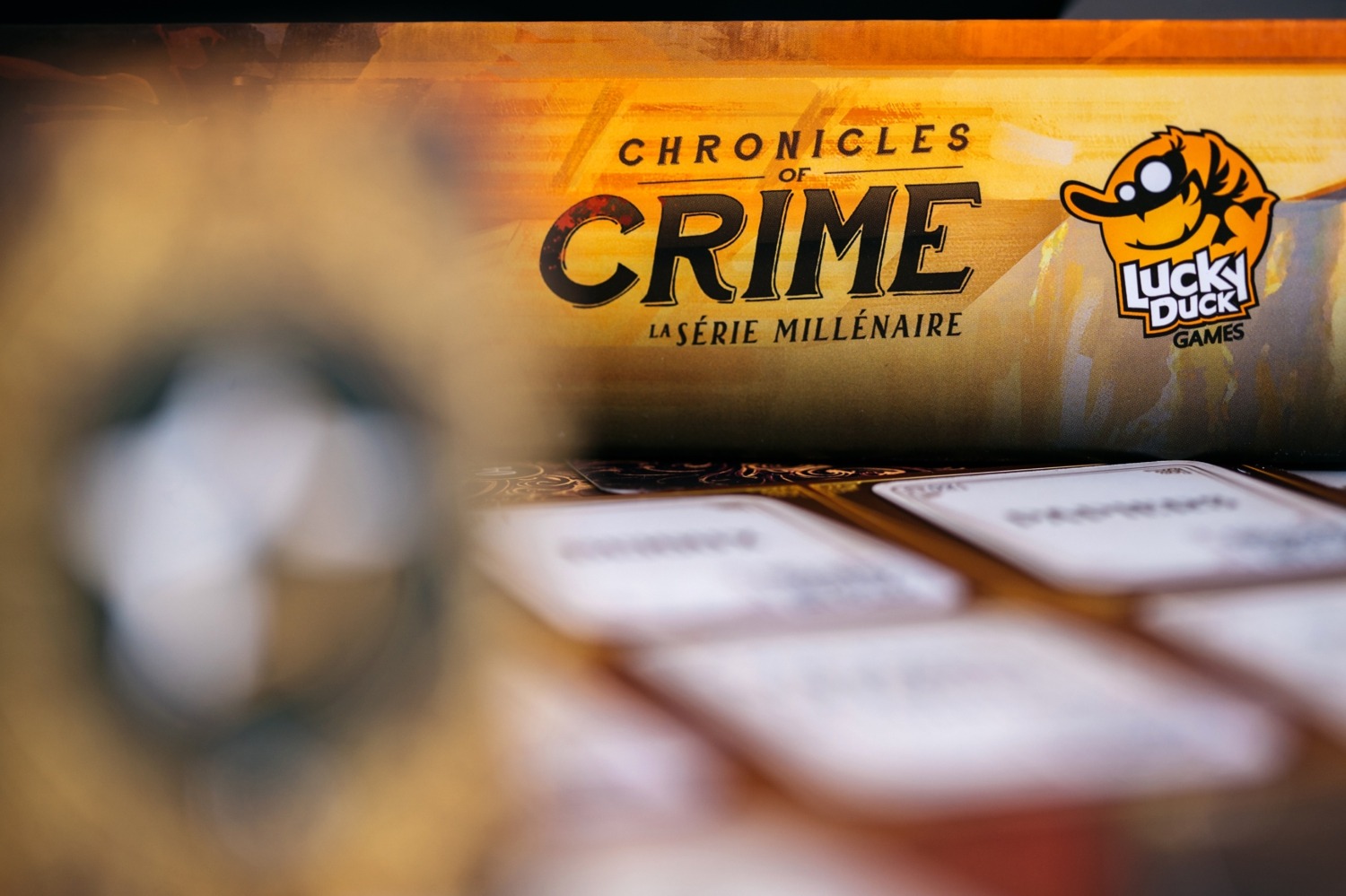 Chronicles of crime 1900 Millenium Lucky duck games boardgame 