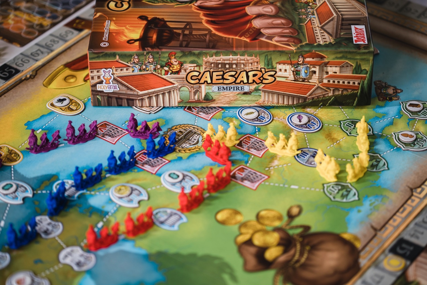 Caesar's Empire de César Synapse Holy grail games jeu de société boardgame 