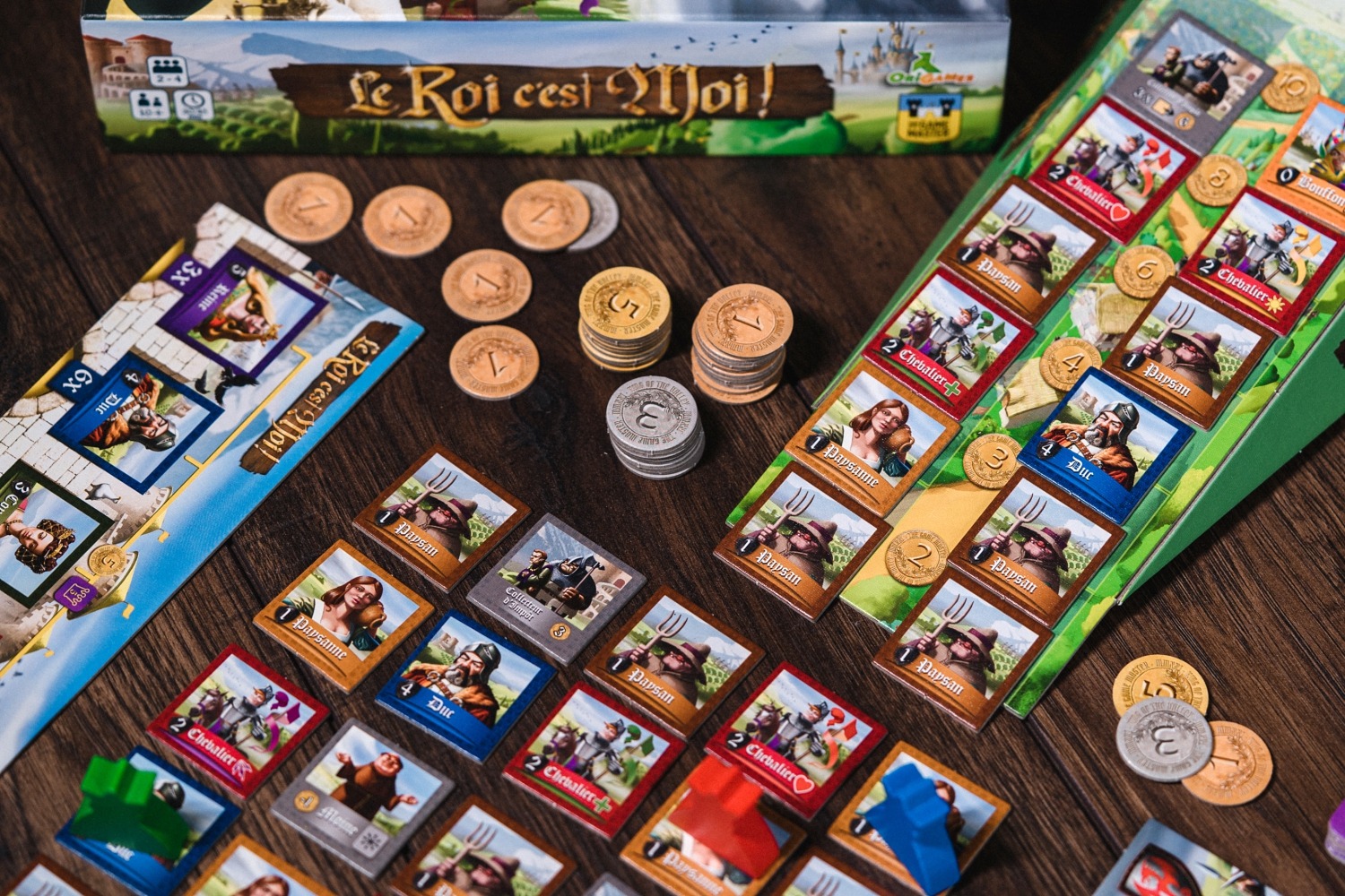 le roi c'est moi origames boardgame photography jeu de socitété